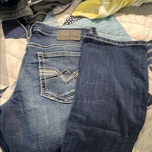 BKE Relaxed Fit Men’s Jeans - Dark Blue